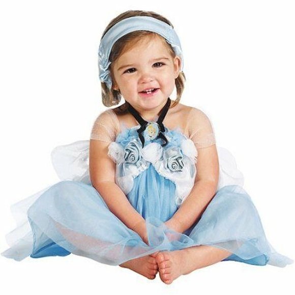 Cinderella Deluxe Disney Baby Costume 12-18M NEW - Picture 1 of 11